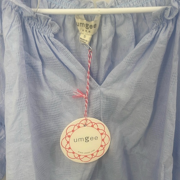 Umgee Light Blue Blouse - Picture 2 of 7
